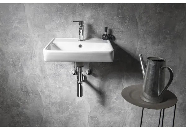 Bruckner - Beépíthető NEON mosdó 45x41,5 cm kerámia/fehér