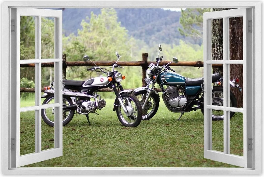 Poszterek 90x60 Klasszikus motorkerékpár Motor