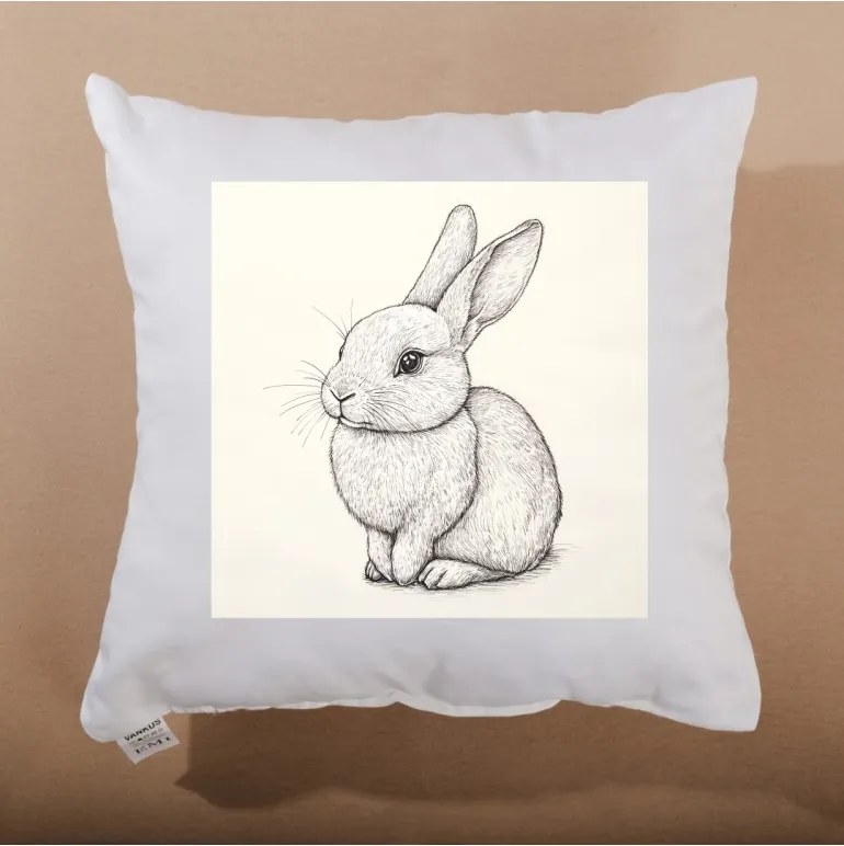EMI Bunny Sketch díszpárna 40x40 cm