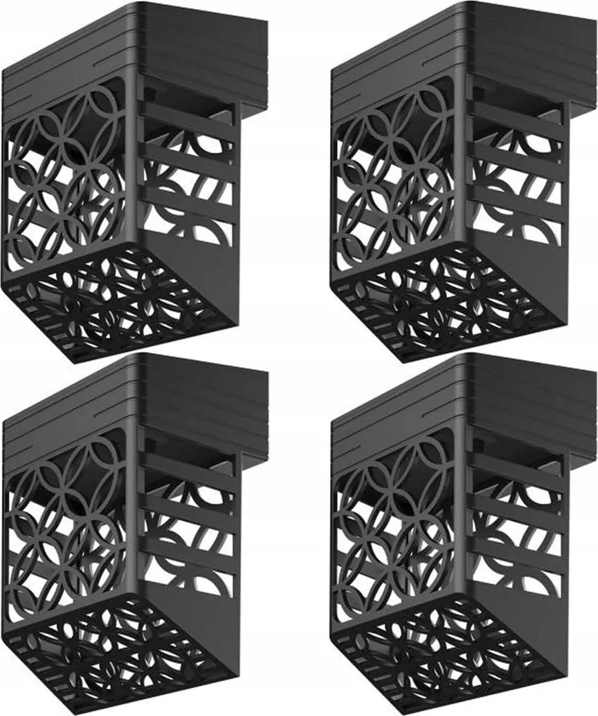4db yothre Napelemes kerti lámpa, kerítés, napelemes világítás