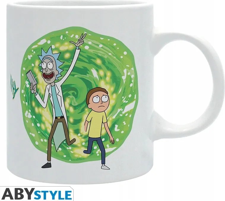 Fehér bögre Portal, Rick és Morty