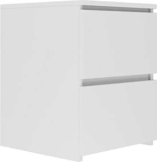 W2 éjjeliszekrény, matt fehér