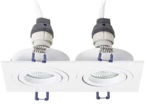 RED - Design Rendl - R12713- Beépíthető lámpa PASADENA 2xGU10/50W/230V