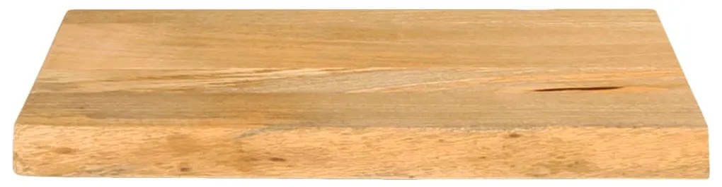 tömör mangófa természetes élű asztallap 50 x 20 x 2,5 cm