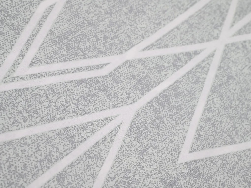 Renforcé pamut szatén krepp ágyneműhuzat SZÜRKE CSÍKOK sötétszürke Ágyneműhuzat mérete: 70 x 90 cm | 140 x 200 cm