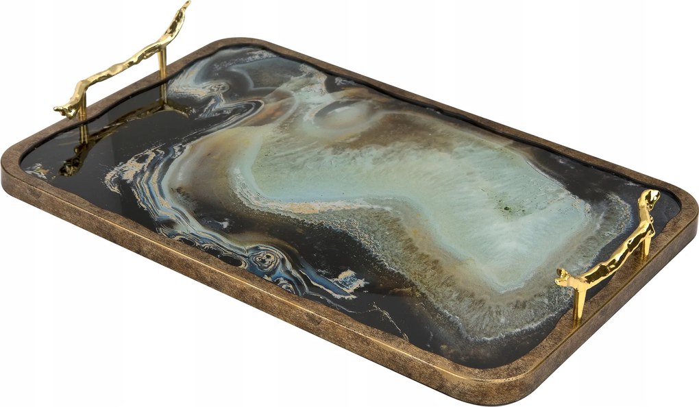 Dekorációs tálca 48x30x8 cm Tulum