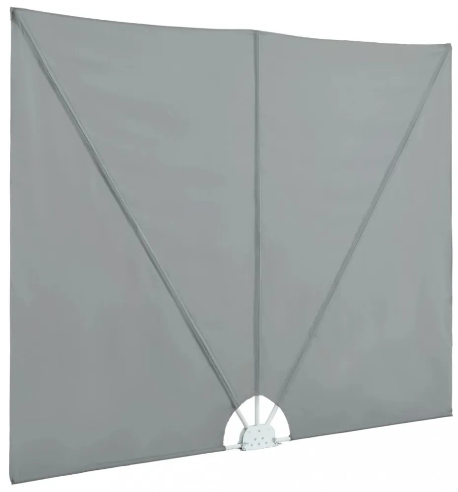 szürke összecsukható terasz oldalárnyékoló 300 x 200 cm