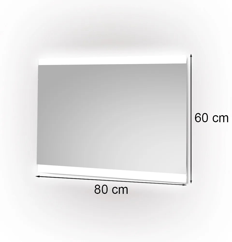 Liv 60 tükör led világítással 60x80 cm