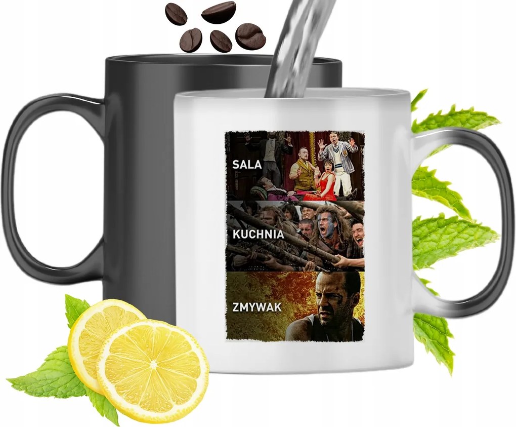 Színváltós Mágikus Bögre Szakácsoknak, fényképes nyomattal