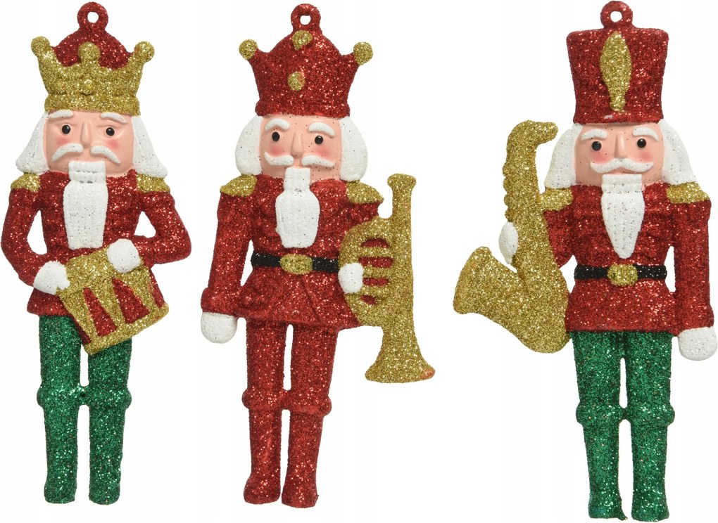 Diótörő karácsonyfadísz medál