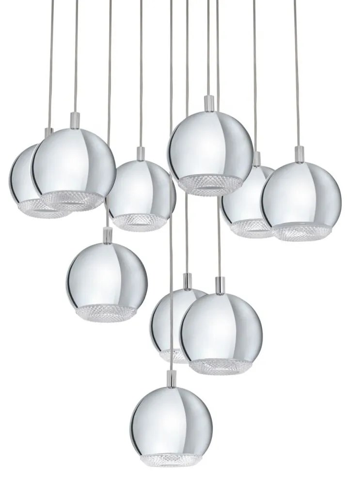 Eglo 95914 - LED Csillár CONESSA 10xGU10-LED/4W/230V