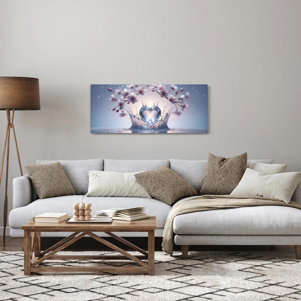 Kép - Gyémánt szív (120x50 cm)