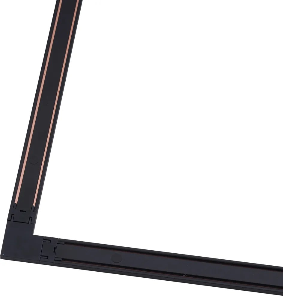 Modern fekete sínrendszer 1 fázisú 400 cm - Magnetic