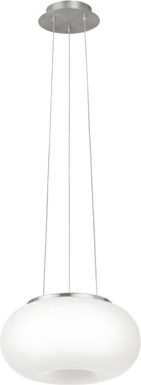 EGLO 86813 OPTICA Modern Függesztett Lámpa Fehér, Nikkel E27 IP20