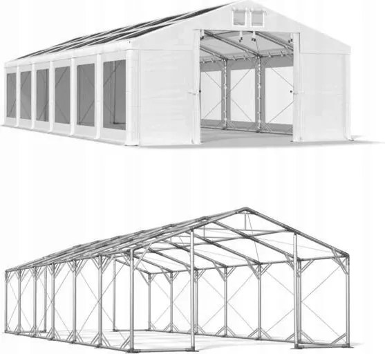 Party sátrak 4x12m Építőipari Das 580 Pp