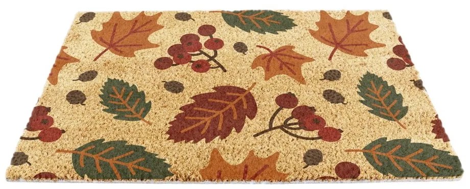 Kókuszrost lábtörlő 40x60 cm Autumn Leaves – Artsy Doormats