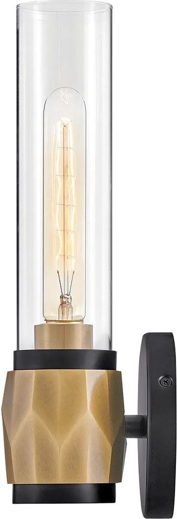 Hinkley lighting kristály fali lámpa ellison fekete sárgaréz átlátszó elshk-ellison1-bk-hb IP44