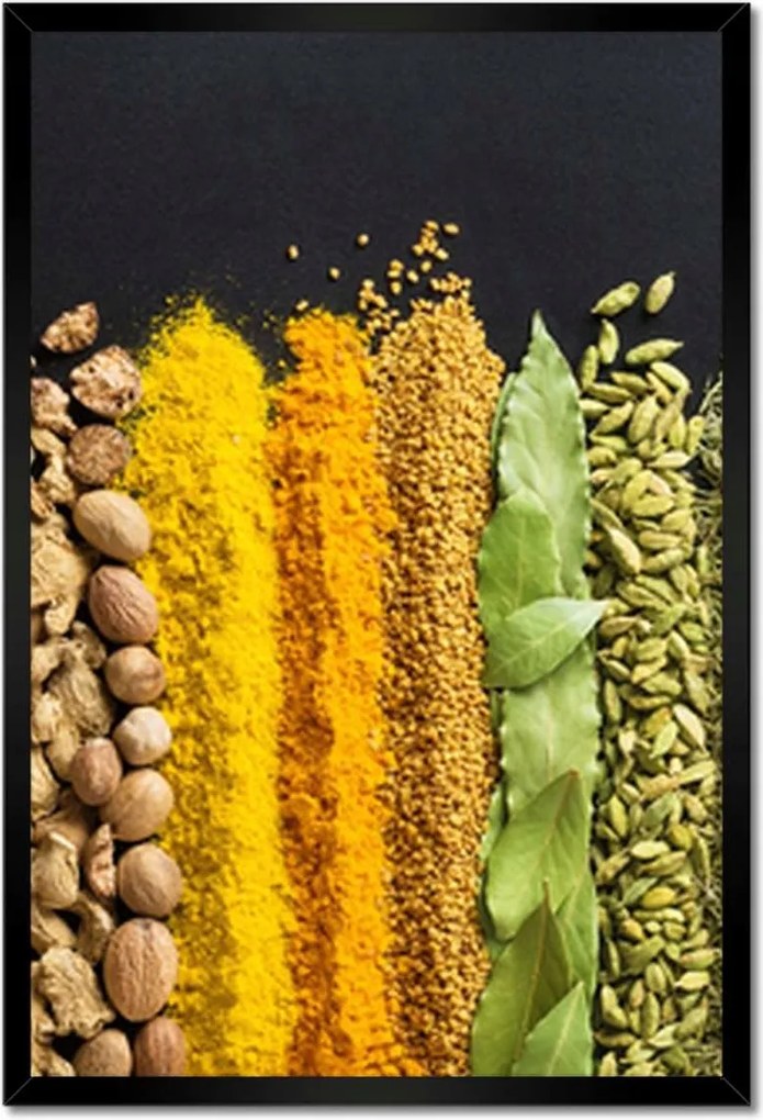 Poszterek keretben 40x60 Színes fűszer szett