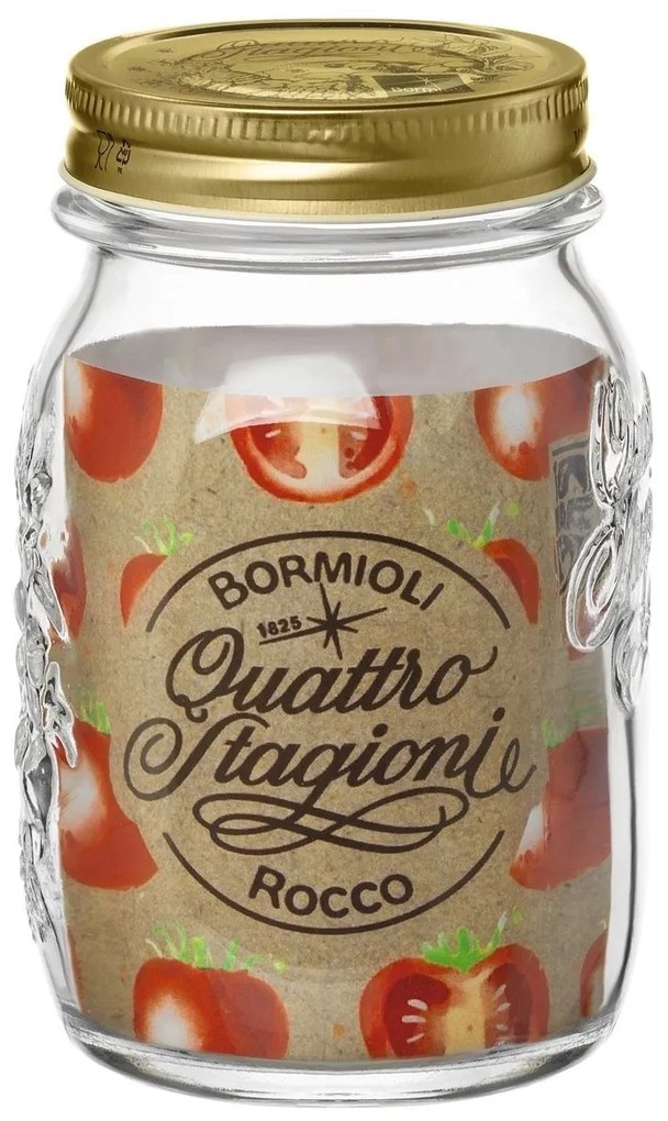 Bormioli Rocco Quattro Stagioni üvegedény, 500 ml,fedővel, 500 ml
