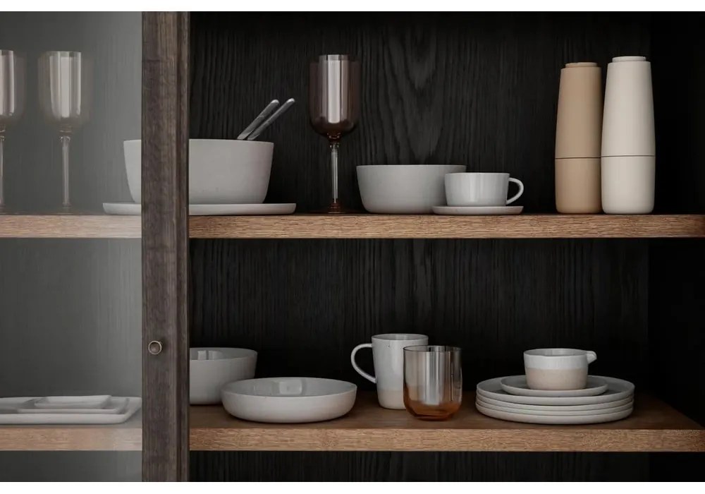 Világosszürke-bézs kerámia csésze szett 2 db-os 150 ml Kaffee – Blomus