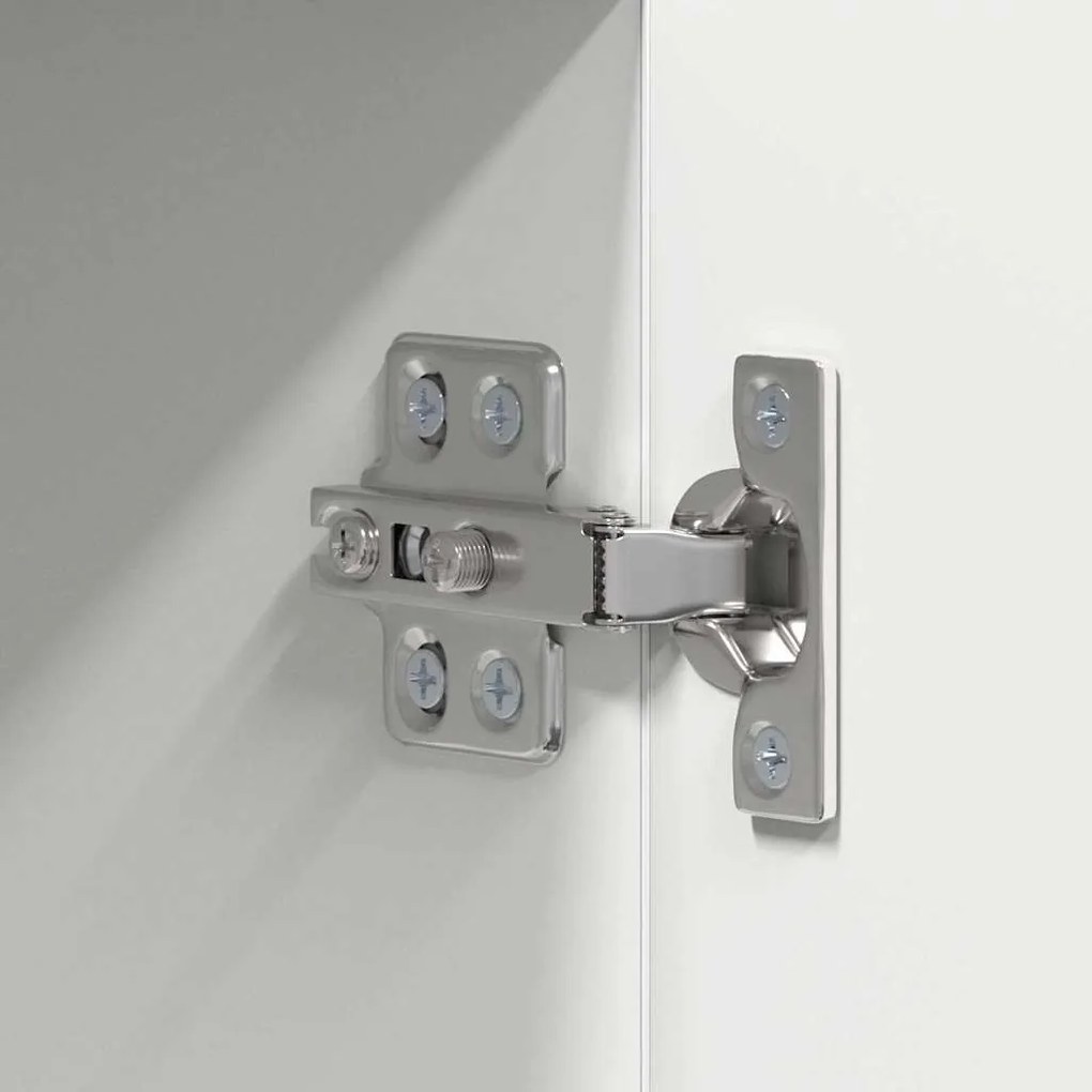 Függő szekrény polcokkal Riga Fehér 50 x 31 x 100 cm Faanyag