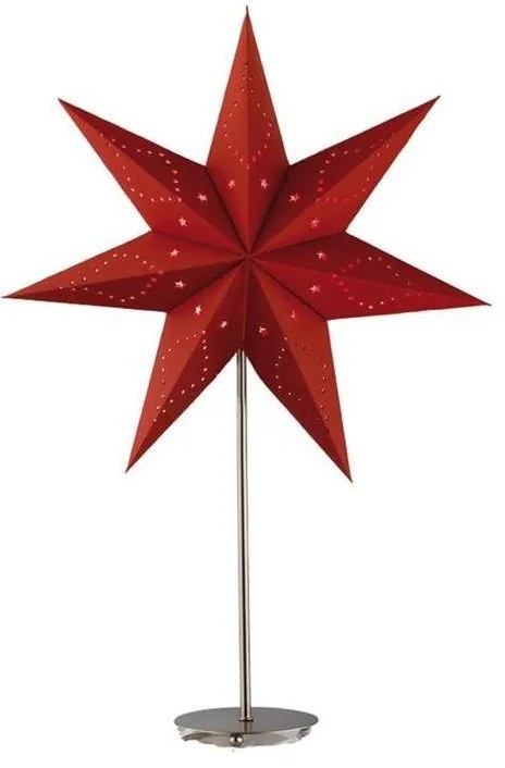 Markslöjd 8813,130 - Karácsonyi dekoráció SATURNUS 1xE14/25W/230V 69 cm piros