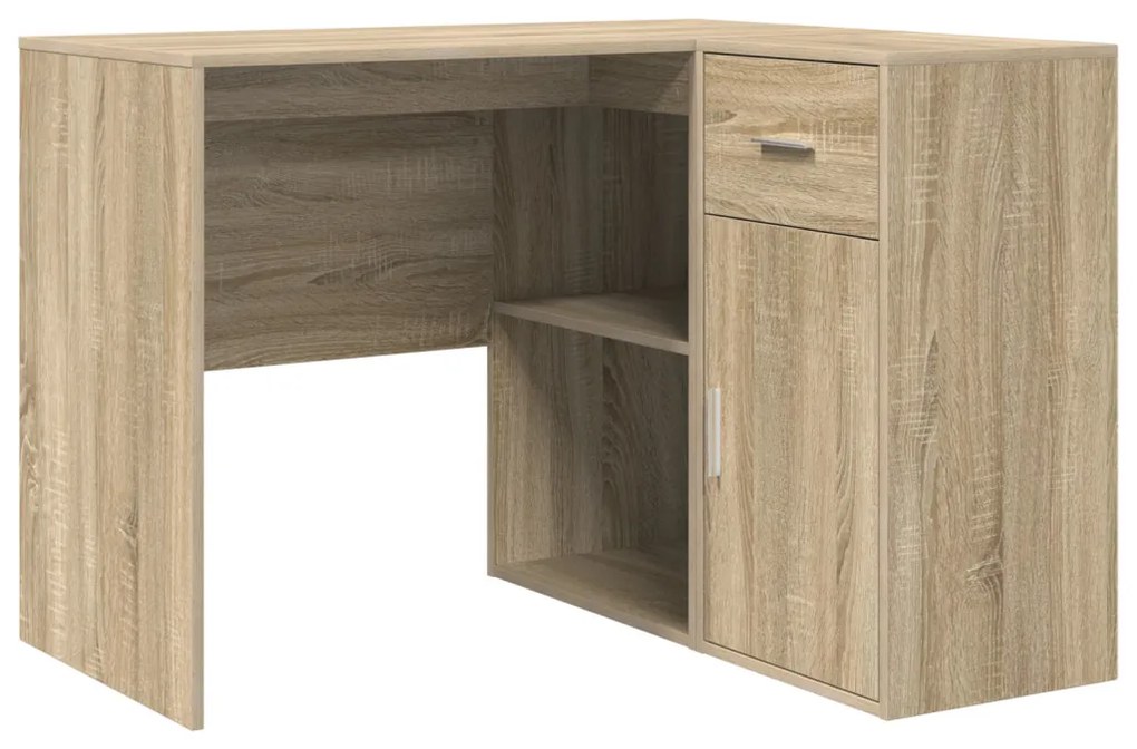 Sarokíróasztal fiókkal Sonoma tölgy 102 x 50 x 75 cm Faanyag