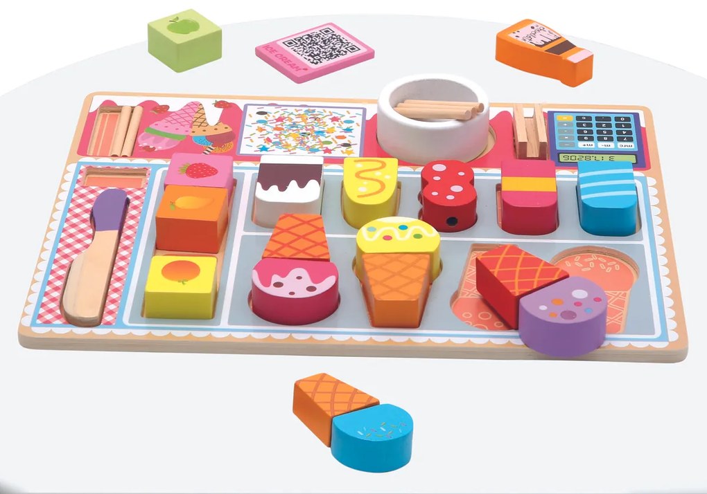 Bino 3D Puzzle, fagylaltozó
