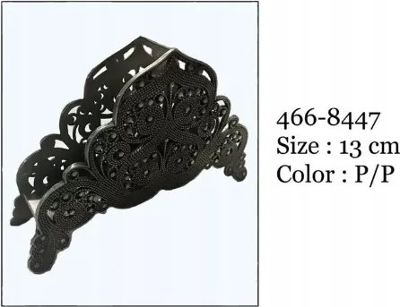 Szalvétatartó díszített fém színű ón ajándék