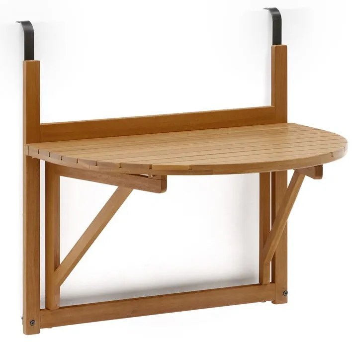 Akácfa függő erkélyasztal 50x70 cm Amarilis – Kave Home