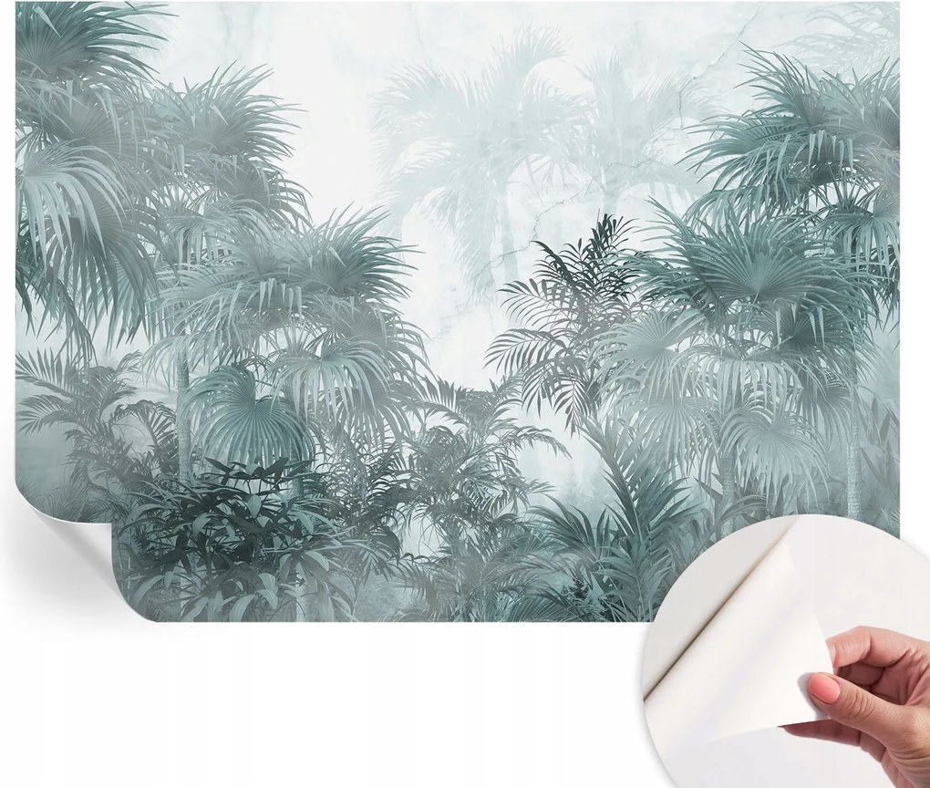Öntapadós fotótapéta Falra 3D Loft Egzotikus zöld 208x146 cm