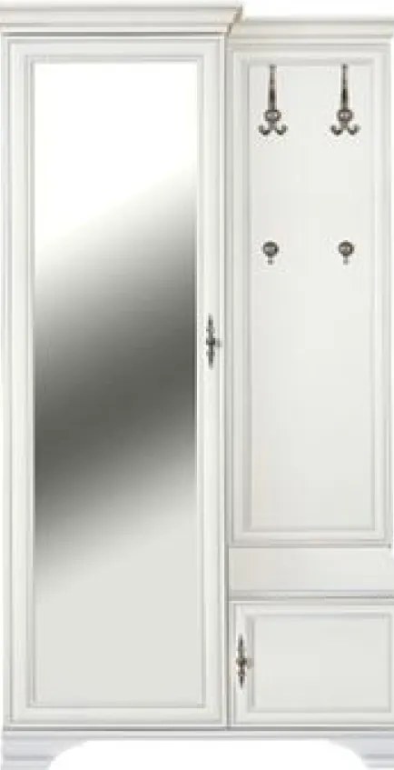 Előszobai szett, alpesi fehér, balos, KENTAK PPK110L