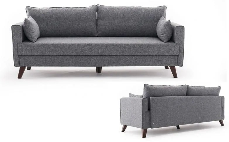 3 személyes kanapéágy Bella Sofa - Szürke