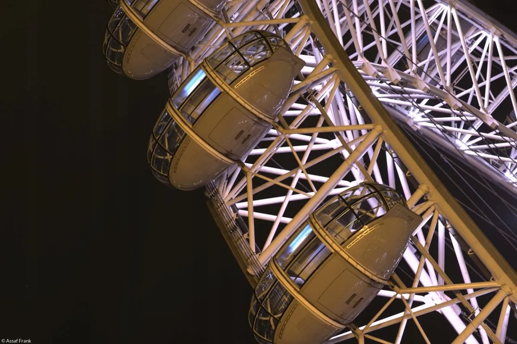 Poszter 30x20cm London Eye éjszaka 2, Assaf Frank