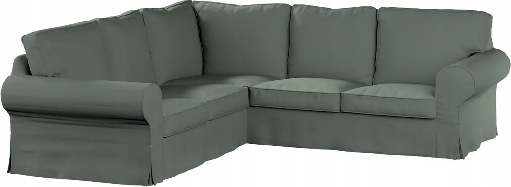 Ektorp Ikea sarokkanapé huzat, zöld, bukla