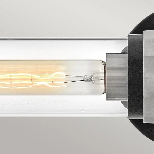 Hinkley HK-ELLISON2-BK-BN - Fürdőszobai lámpatest ELLISON 2xE27/40W/230V IP44 fekete