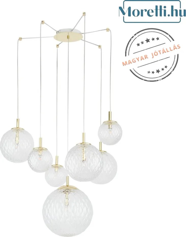 TK LIGHTING 4608 CADIX Többágú Függesztett Lámpa G9 IP20