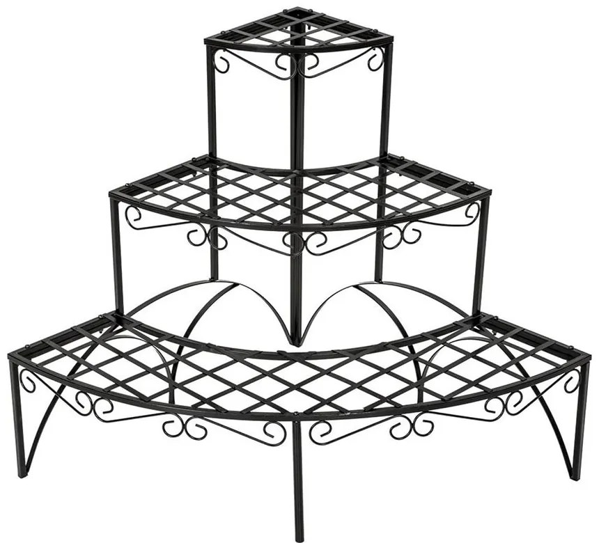 Sarok virágtartó állvány