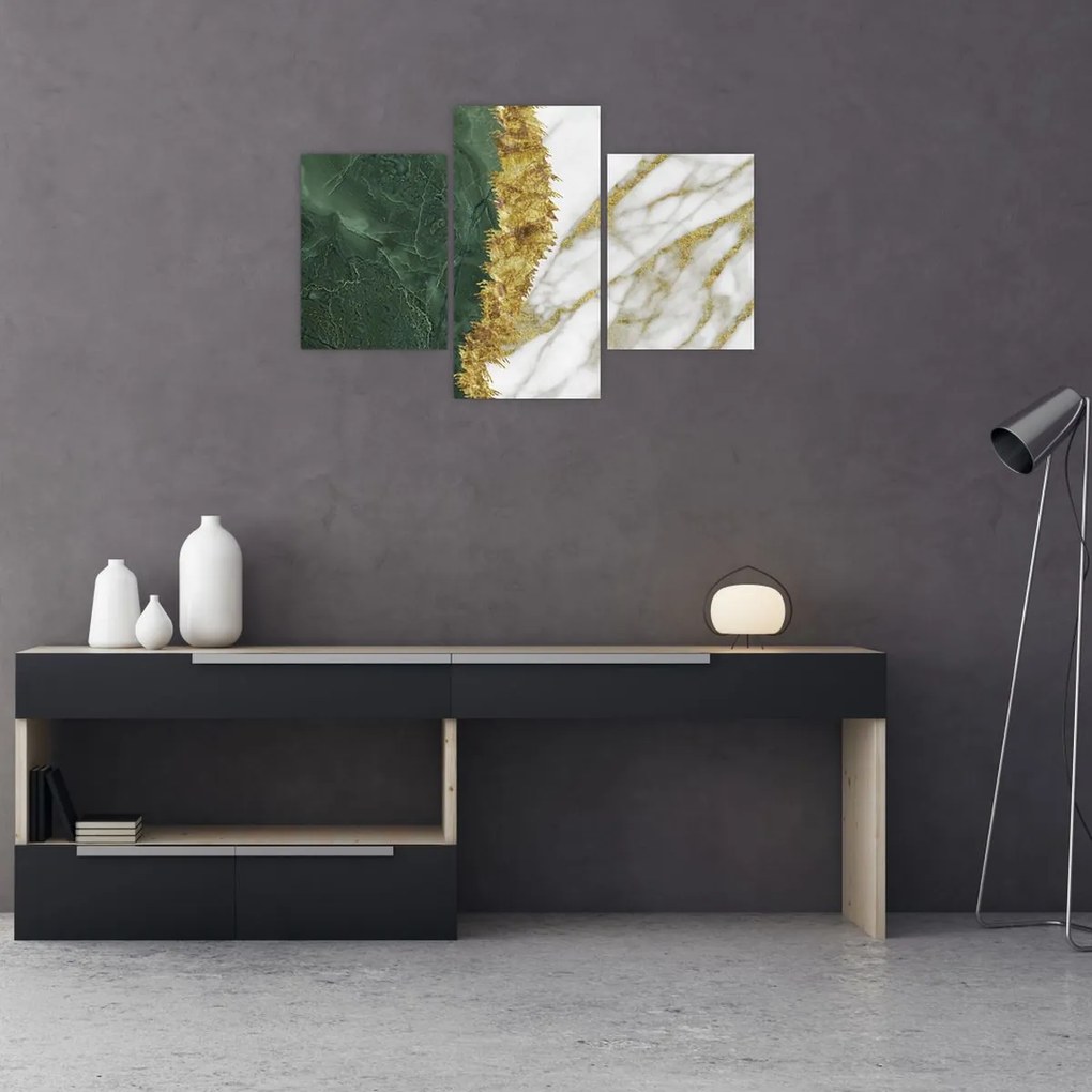 Kép - Zöld márvány N⁰1 (90x60 cm)