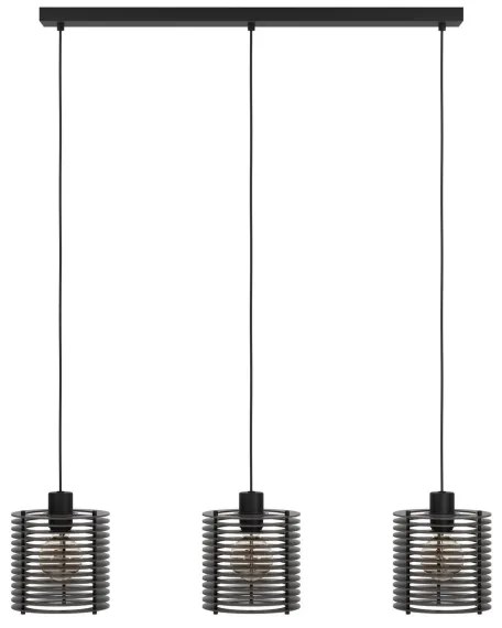 Eglo 900738 - Csillár zsinóron SEGOVIA 3xE27/40W/230V