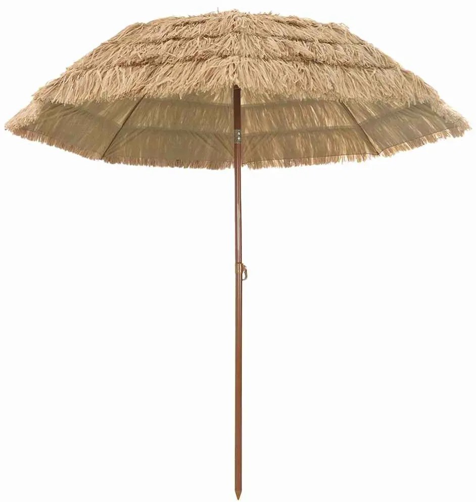 Tengerparti napernyő Barna Ø 206 x 209.5 cm Acél