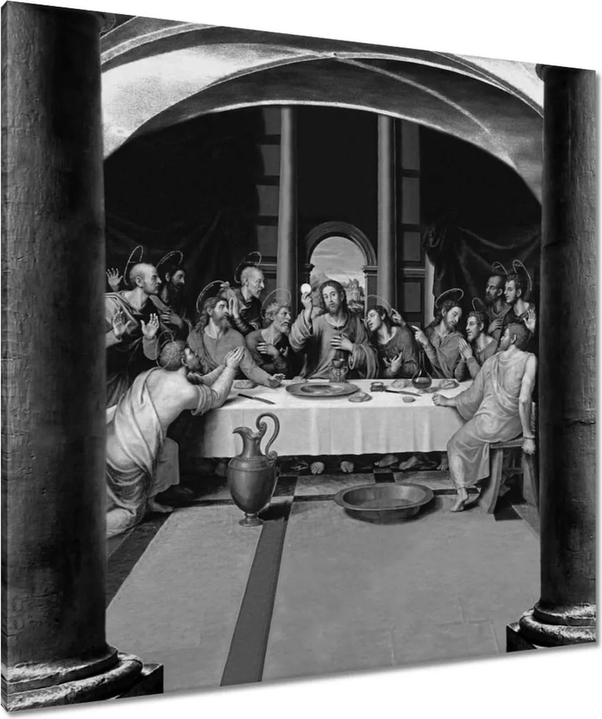 Vászonkép 90x90 Utolsó vacsora Júdás