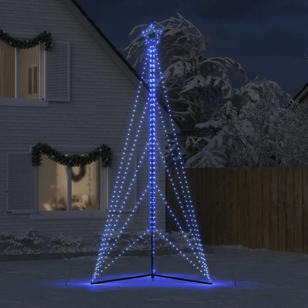kék LED karácsonyfa 615 LED 404,5 cm