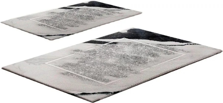 Szürkésbézs fürdőszobai kilépő szett 2 db-os 60x100 cm CT – Foutastic