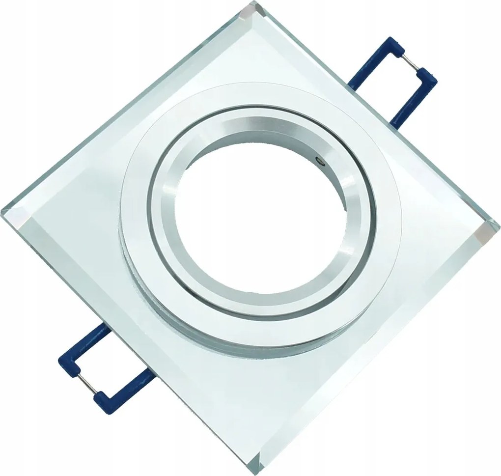 Mennyezeti spot lámpatest állítható üveg szögletes szem Idealed