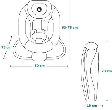 Lionelo - Baba vibrációs ringató dallammal PASCAL szürke