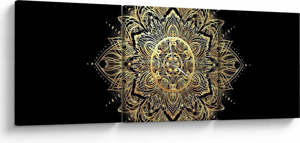 Kép - Mandala gazdagság (órával) (90x30 cm)