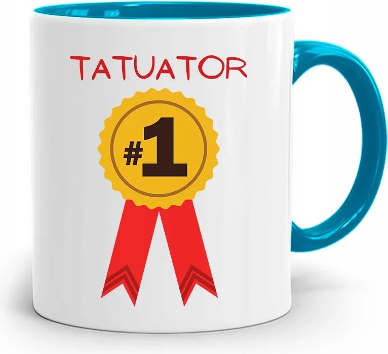 Tetoválóknak Tetováló Bögre Kék Ajándék fényképes nyomtatással