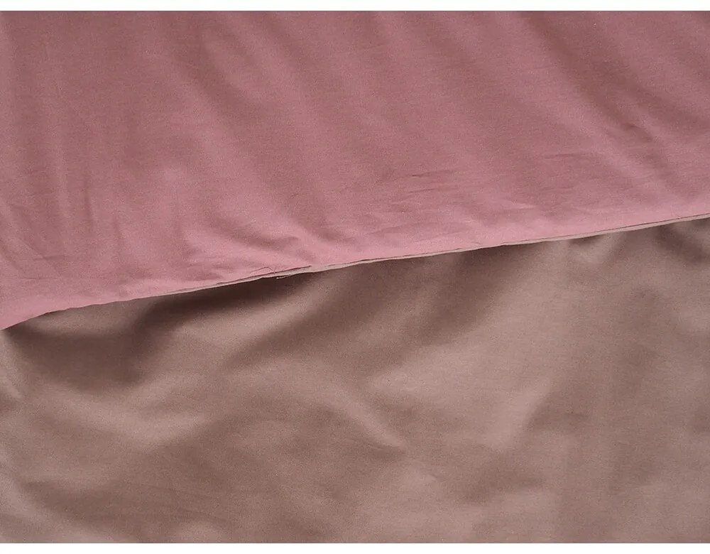 B.E.S. Petrovice Pamut ágynemű Double face barna/bordó