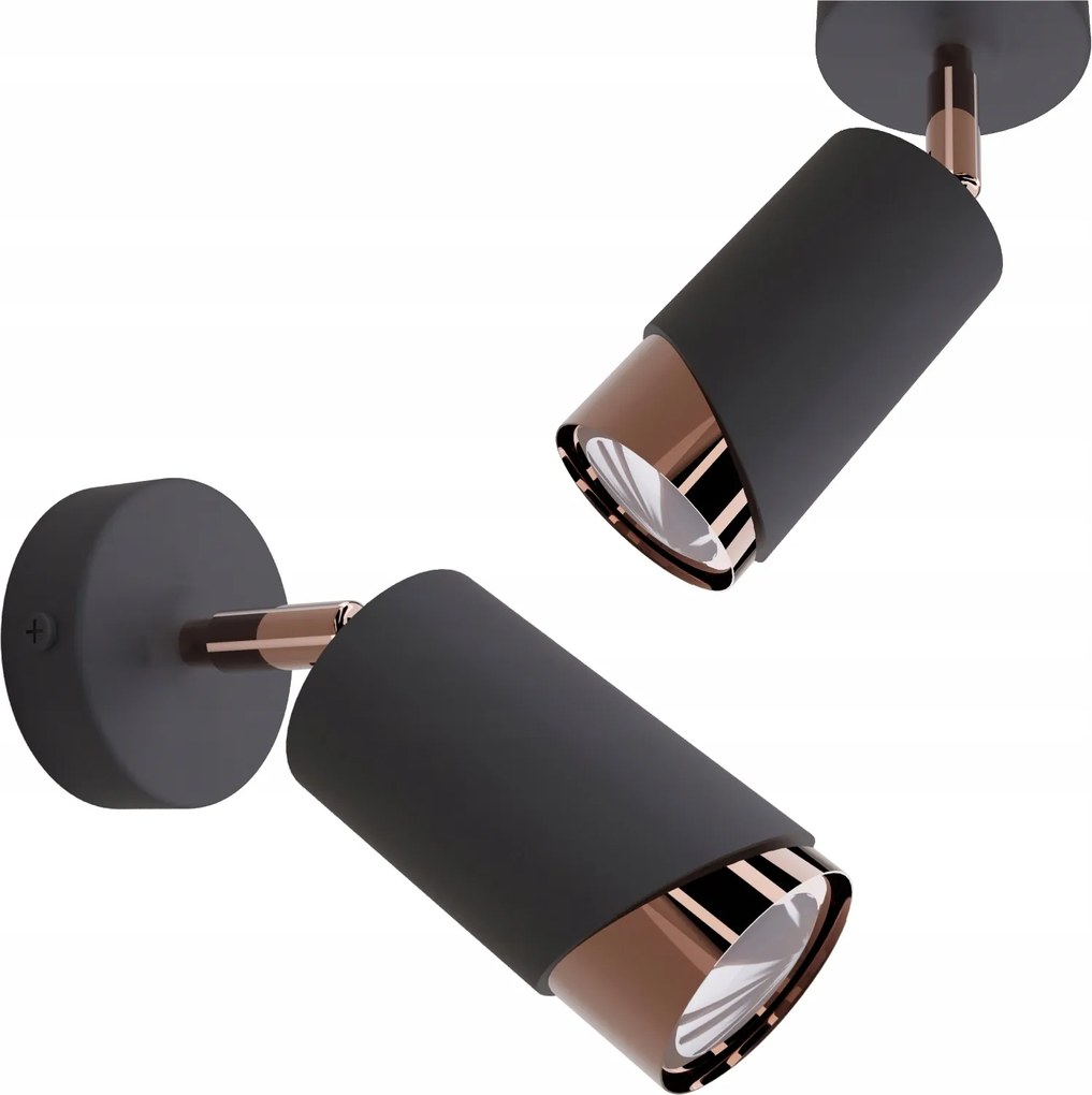 Plafon Halogén Lámpatest Led Mennyezeti Spot Lámpa Fali Lámpa fekete